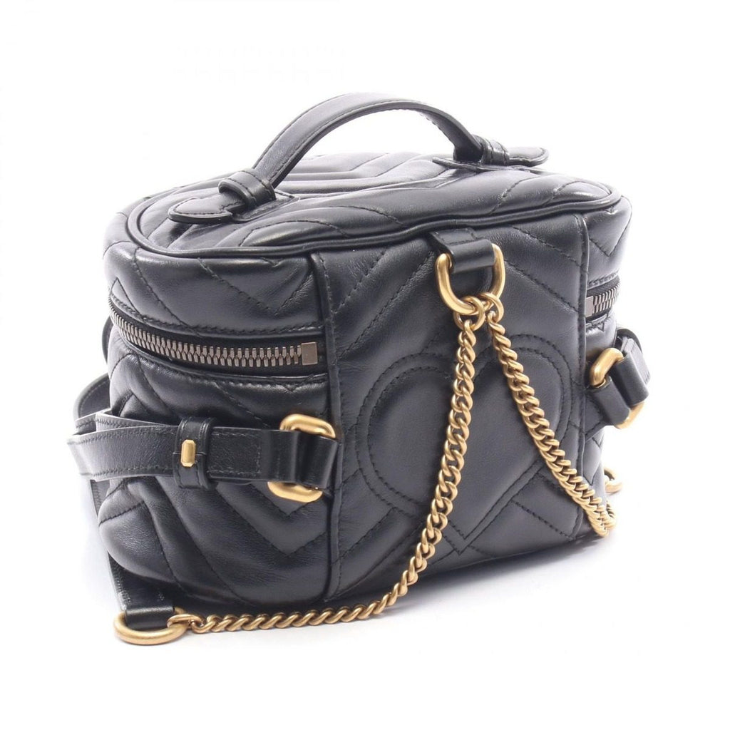 Gucci Backpack GG Marmont Mini Black Leather — view 2