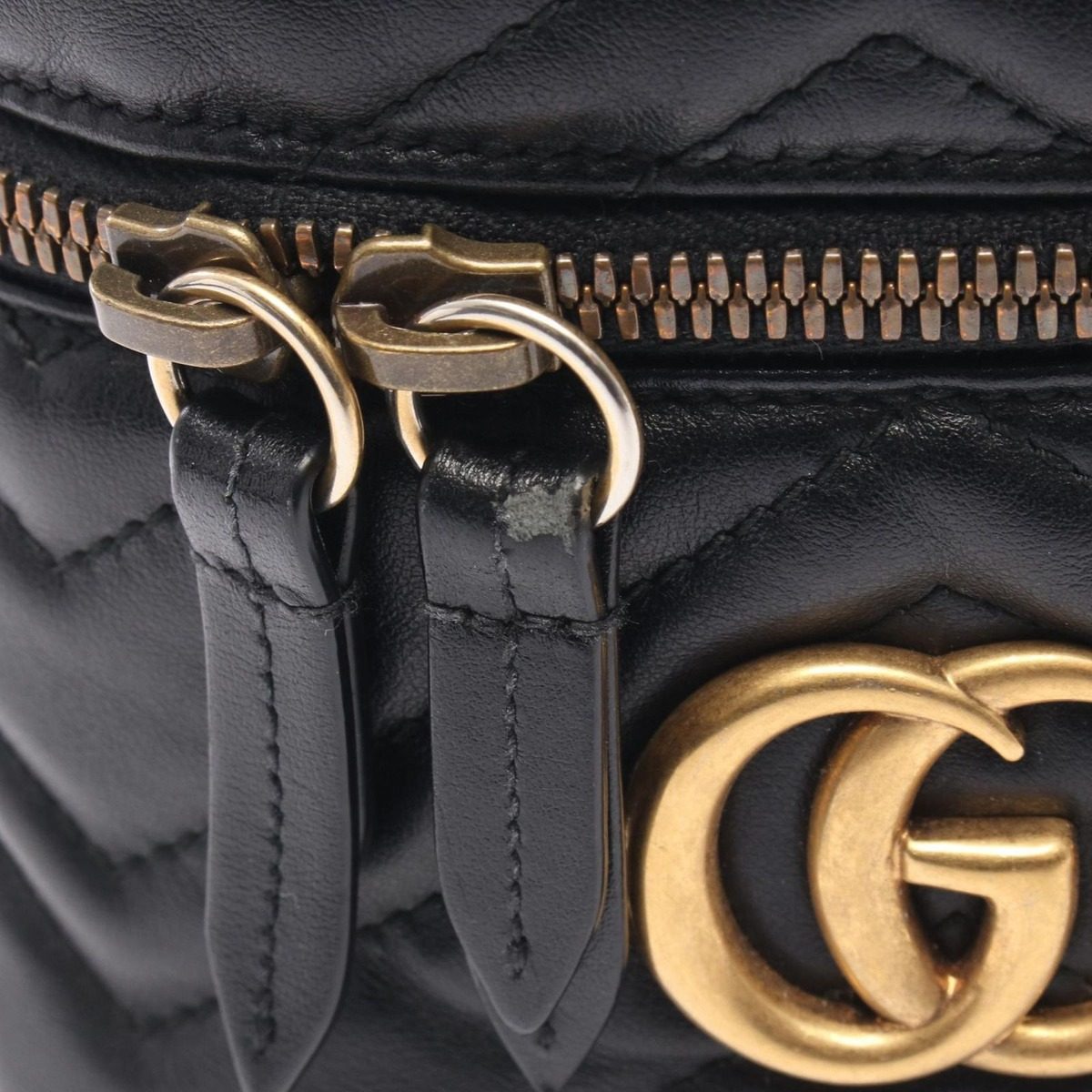 Gucci Backpack GG Marmont Mini Black Leather — view 6