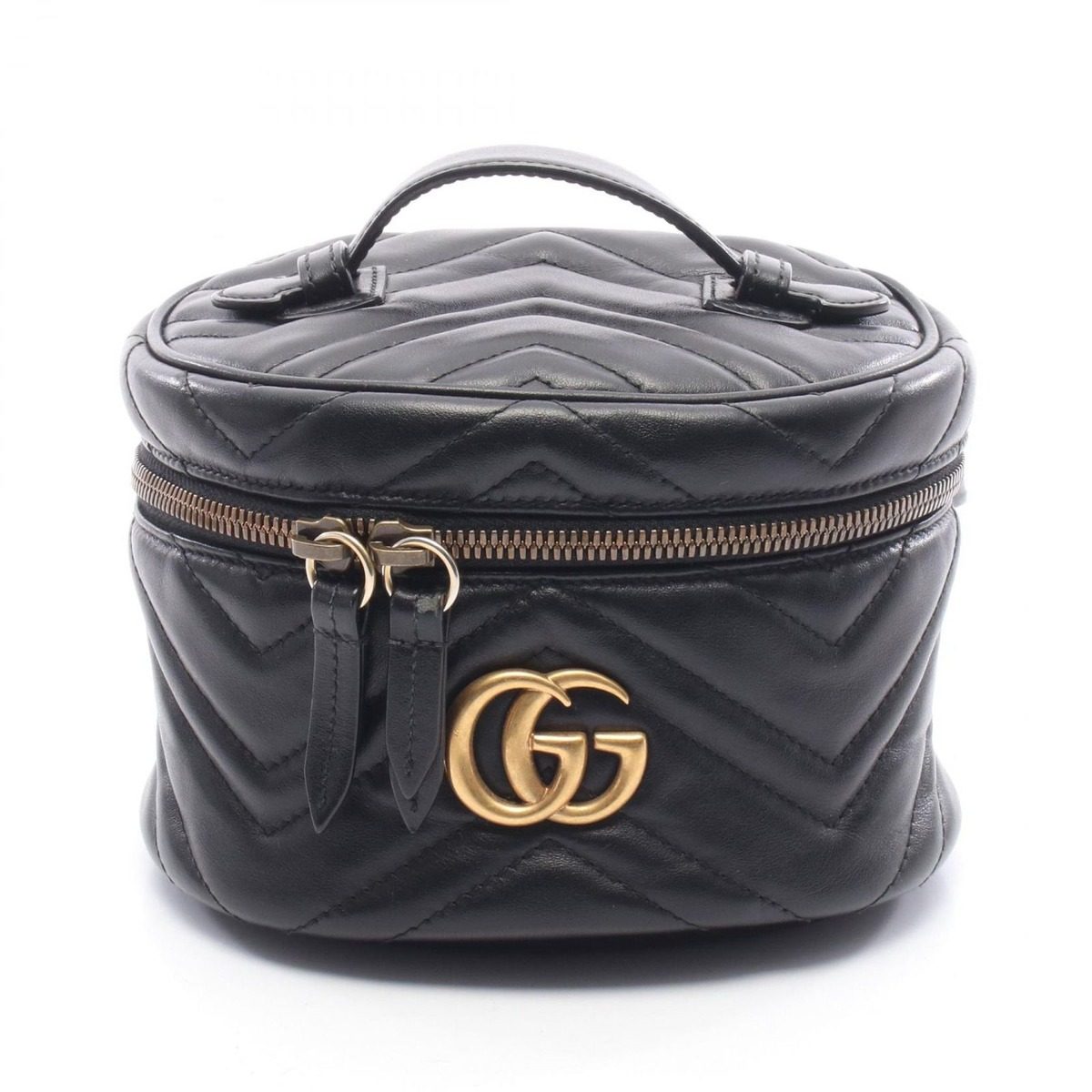 Gucci Backpack GG Marmont Mini Black Leather