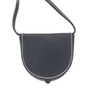 Loewe Heel Pouch Mini Shoulder Leather Crossbody Anagram Black — view 2