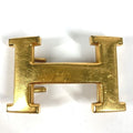 Hermes Buckle Belt Only Metal Gold