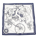 Hermes Gavroche 45 Scarf Voitures En Equilibre Silk Daisuke Nomura