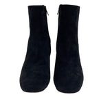 Celine Boots Short Shoes Bang Metal Heel Suede Black Silver — view 2