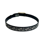 Celine Vintage Horse Carriage Hardware Buckle Logo Leather Belt — view 4