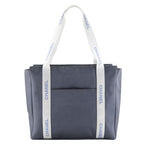 Chanel Logo Sport Line Nylon Gray Tote Bag