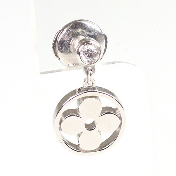 Louis Vuitton Earrings Monogram Ideal Blossom White Gold Diamond — view 6
