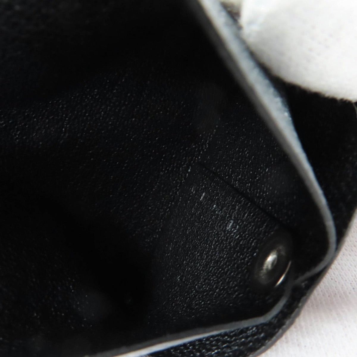Hermes Bastia Verso Chevre Grimisty Noir Black Coin Case — view 8