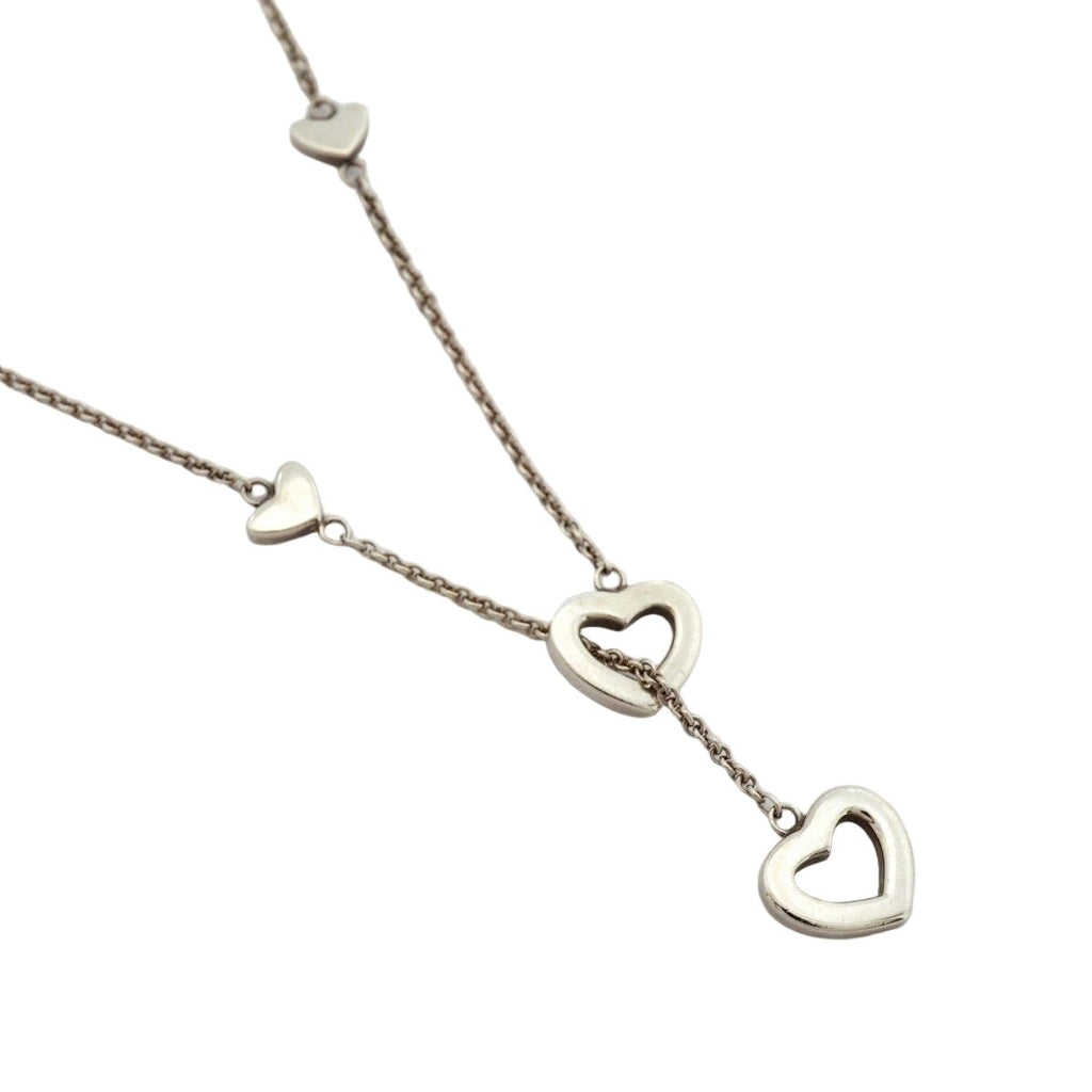 Tiffany & Co Necklace Heart Link Lariat Silver — view 2