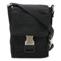Prada Triangle Logo Shoulder Bag Pochette 2-Way Waist Pouch Body Leather