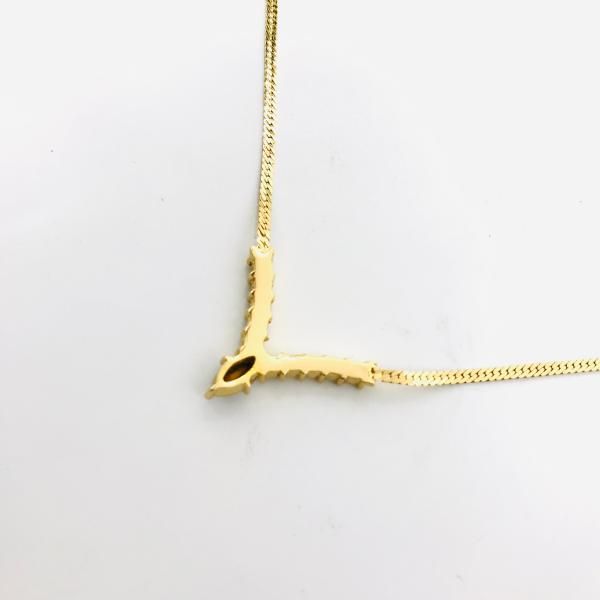 Dior Stone Necklace Gold — view 3