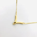 Dior Stone Necklace Gold — view 3
