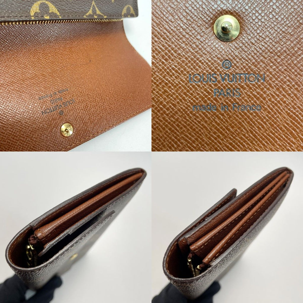 Louis Vuitton Monogram Pochette Porte Monnaie Credit Long Wallet — view 5