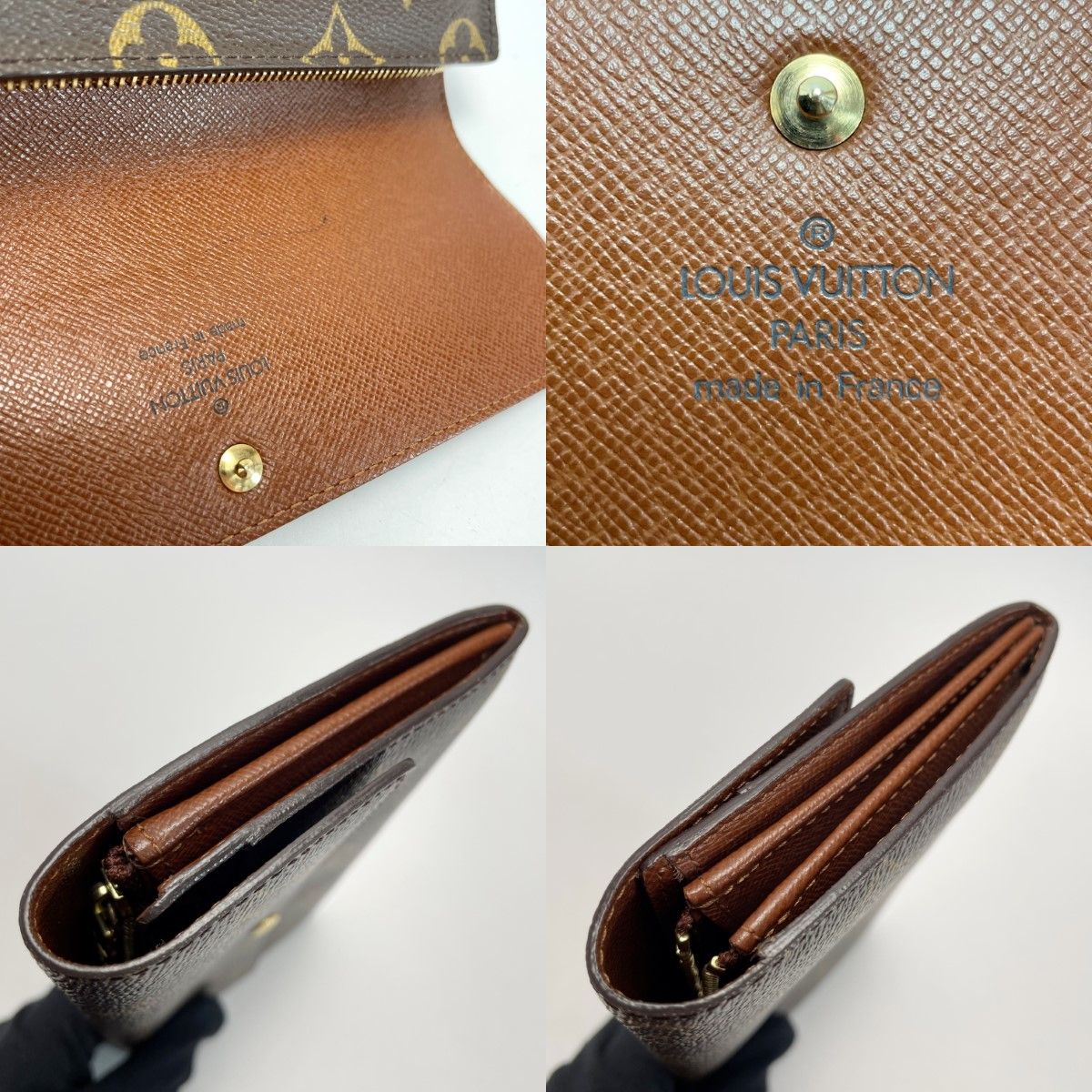 Louis Vuitton Monogram Pochette Porte Monnaie Credit Long Wallet — view 5