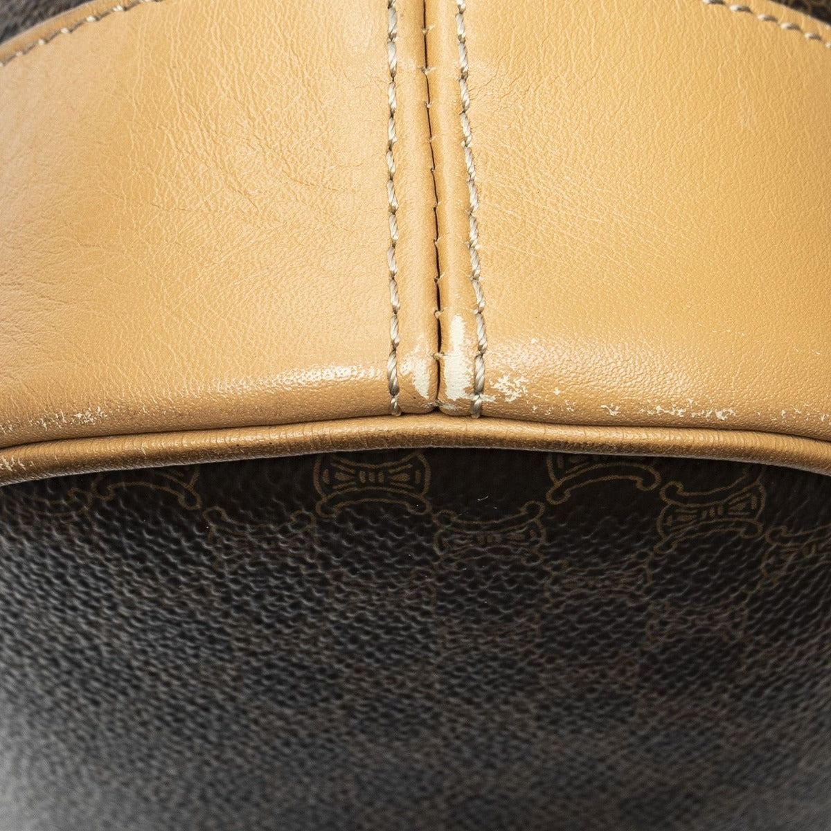 Celine Zip Messenger Brown Light Macadam Canvas Brown. — view 7