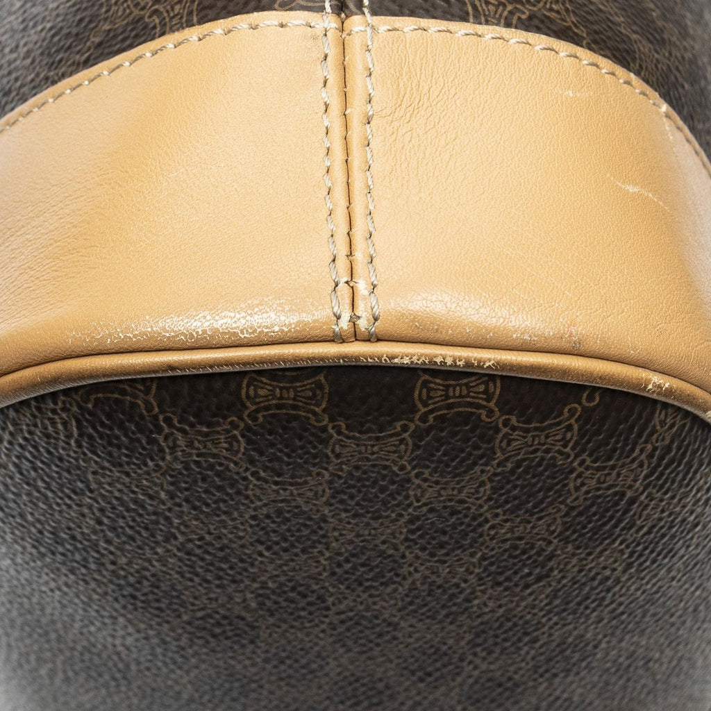 Celine Zip Messenger Brown Light Macadam Canvas Brown. — view 8