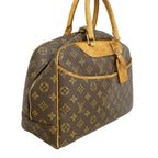 Louis Vuitton Handbag Monogram Deauville Brown — view 2