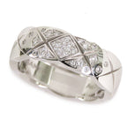 Chanel Coco Crush Medium Ring White Gold 18K Diamond