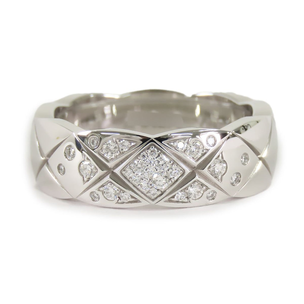 Chanel Coco Crush Medium Ring White Gold 18K Diamond — view 2