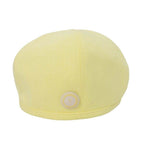 Hermes Gabrielle Beret Linen Silk Hat Cap 57 cm Yellow Handbag