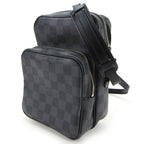 Louis Vuitton Shoulder Bag LEM Damier Graphite Grey Black Silver — view 2
