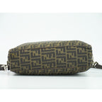 Fendi Zucca 2-Way Business Shoulder Bag Canvas Brown — view 3