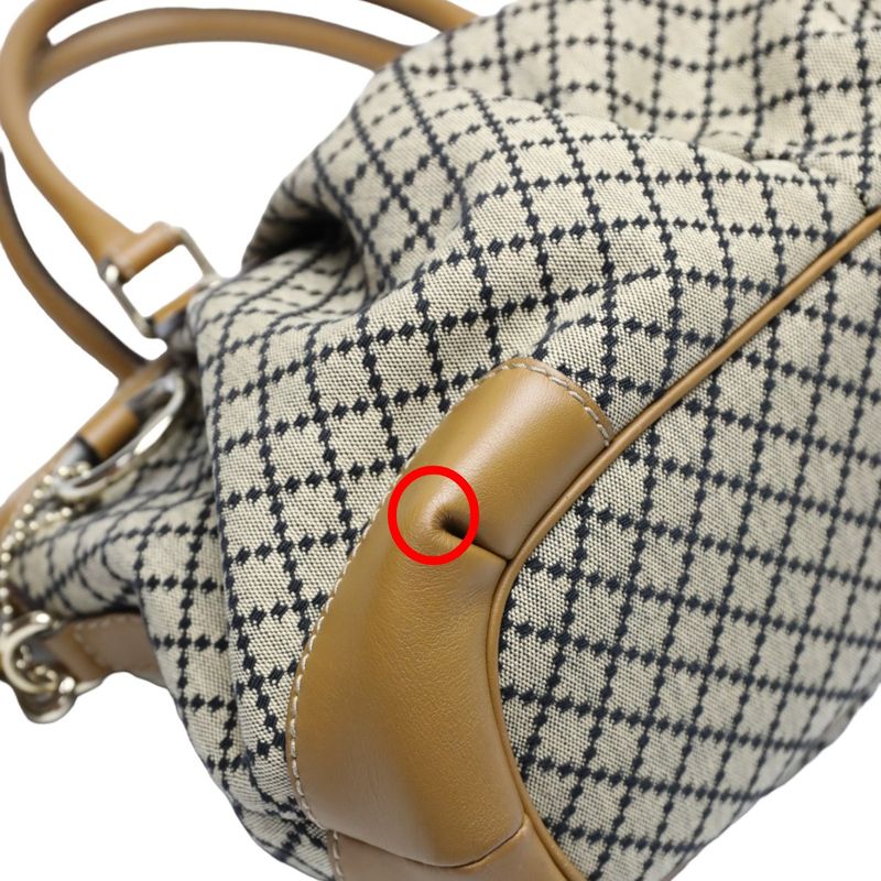 Gucci 2-way Shoulder Bag Diamante Tote Beige And Brown — view 7