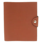 Hermes Ulysse Togo Brown Notebook Cover Agenda