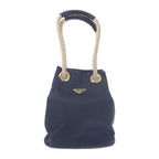 Prada Mariner Small Bucket Bag 1 Be082 Shoulder Nylon Black Logo