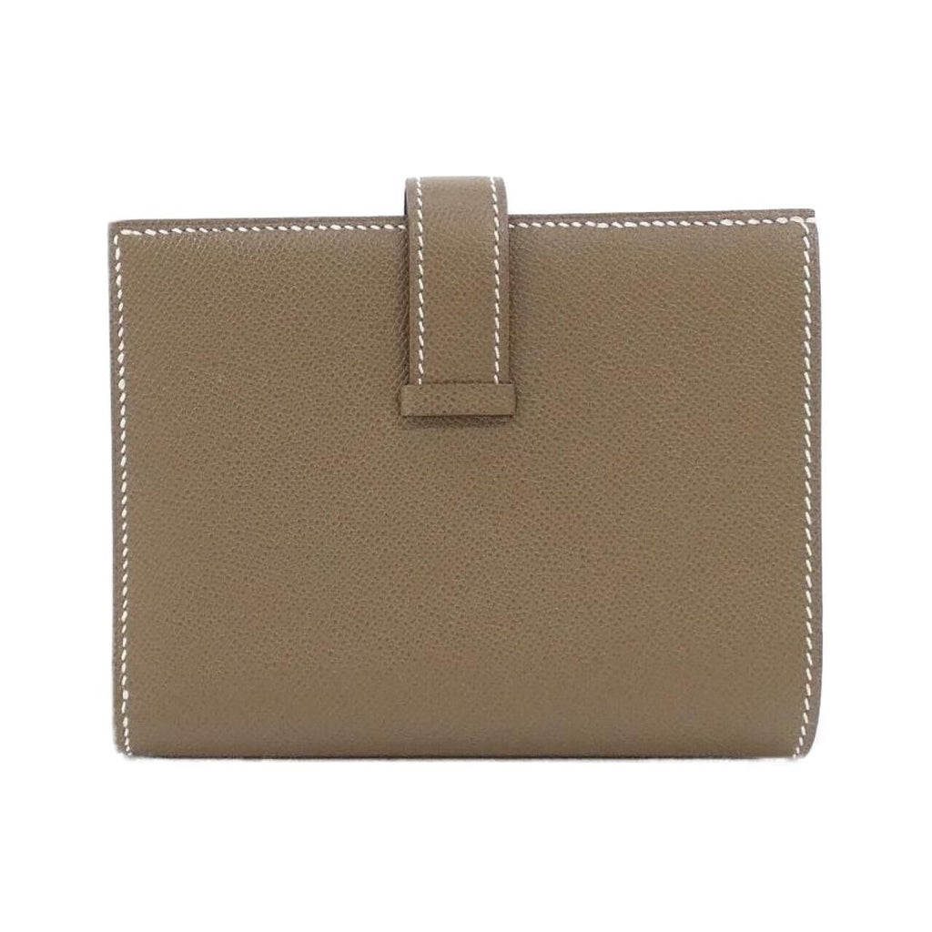 Hermes Bearn Compact Wallet Etoupe — view 2