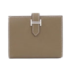 Hermes Bearn Compact Wallet Etoupe