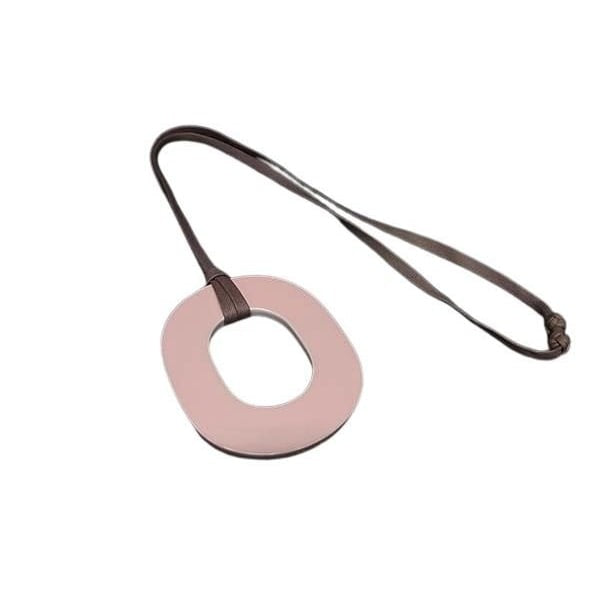 Hermes Necklace Ismu Pigman Pink Light Blue Lacquer — view 2