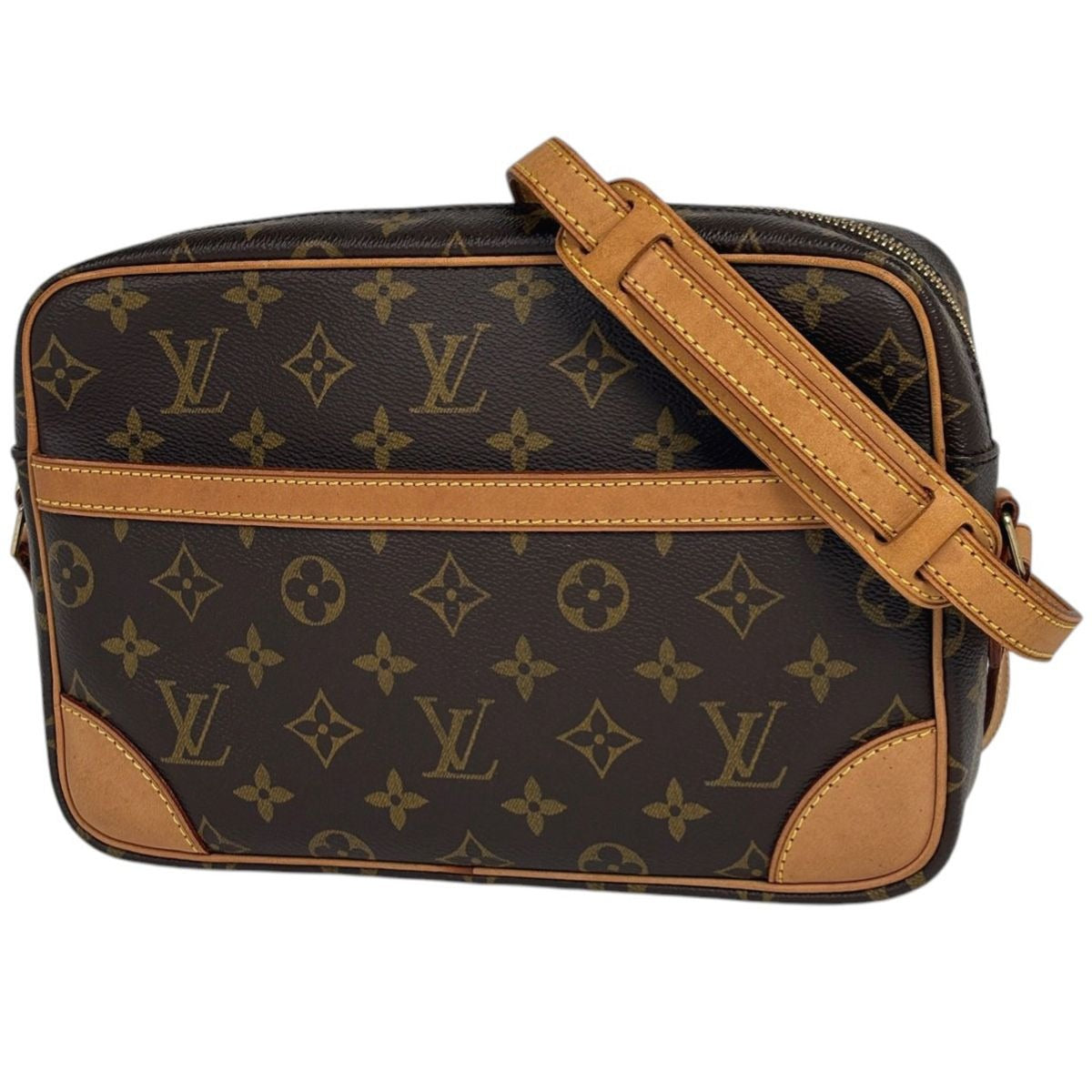 Louis Vuitton Trocadero 27 Shoulder Bag Monogram Brown