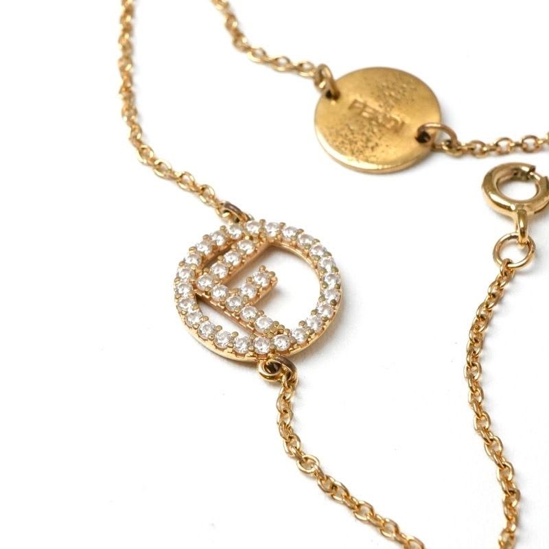 Fendi F's Bracelet Rhinestone — view 2
