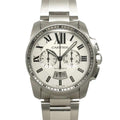 Cartier Caliber de Chronograph Watch Date Automatic Winding