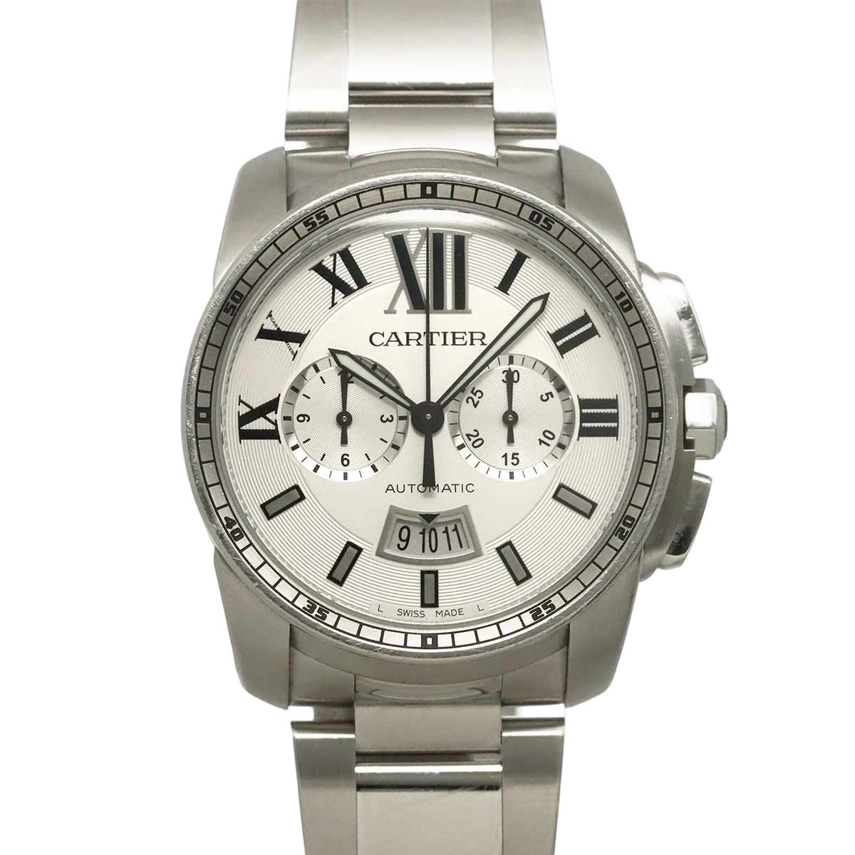 Cartier Caliber de Chronograph Watch Date Automatic Winding