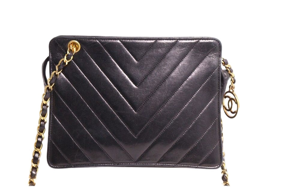 Chanel Quilted Lambskin Shoulder