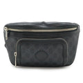 Gucci GG Supreme Large Waist Bag Leather Black Dark Gray