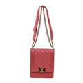 Chanel North South Boy Flap Caviar Leather Pink Shoulder Bag Gold