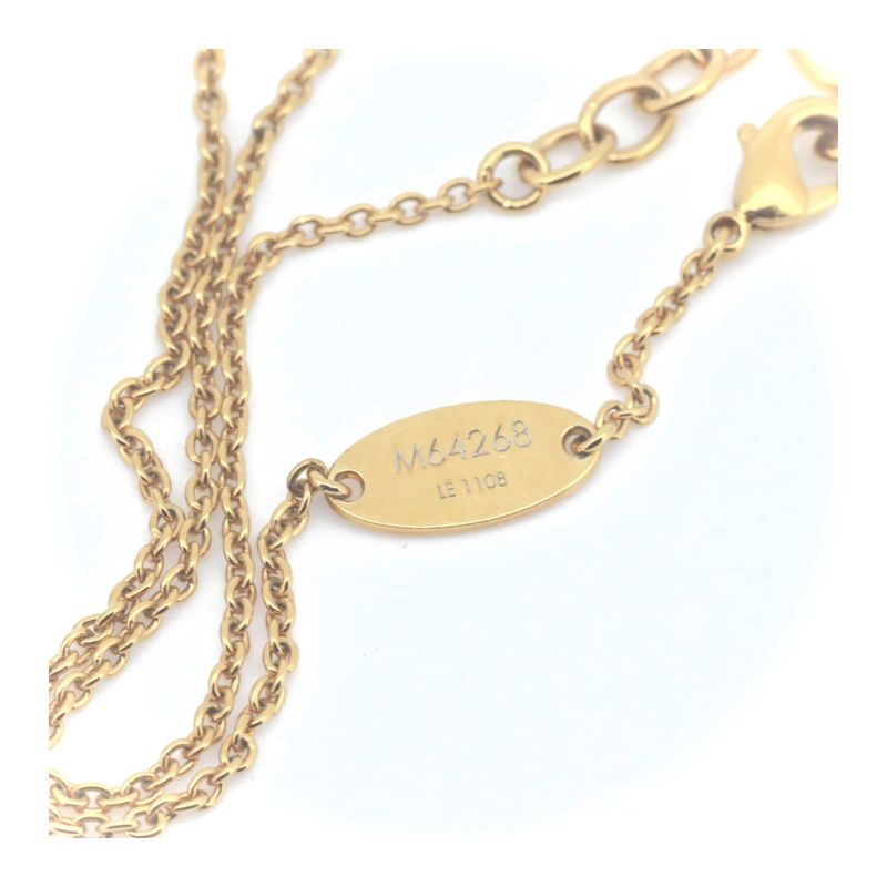 Louis Vuitton V Escential Necklace Gold Paw Nshop Item — view 5