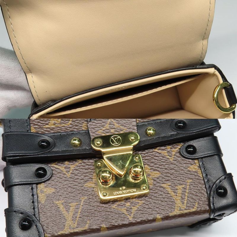 Louis Vuitton Essential Trunk Monogram Chain Shoulder Bag Party — view 7