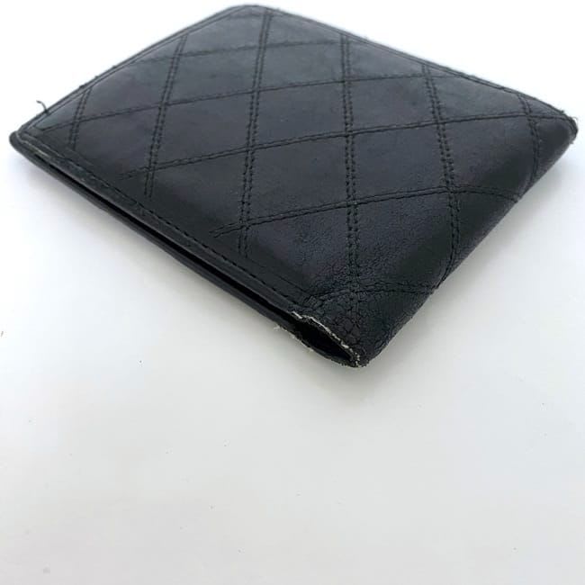 Chanel Bifold Wallet Black Bicolore — view 6