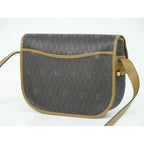 Christian Dior Honeycomb Pattern Shoulder Bag Pochette Black — view 2