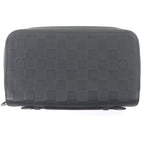 Louis Vuitton Damier Infini Leather Round Zipper Long Wallet