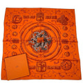 Hermes Scarf Silk Carre 90 Nomades Nomad Orange Box