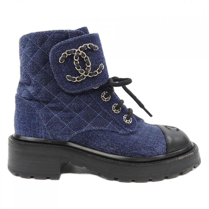 Chanel Lace-Up Boots