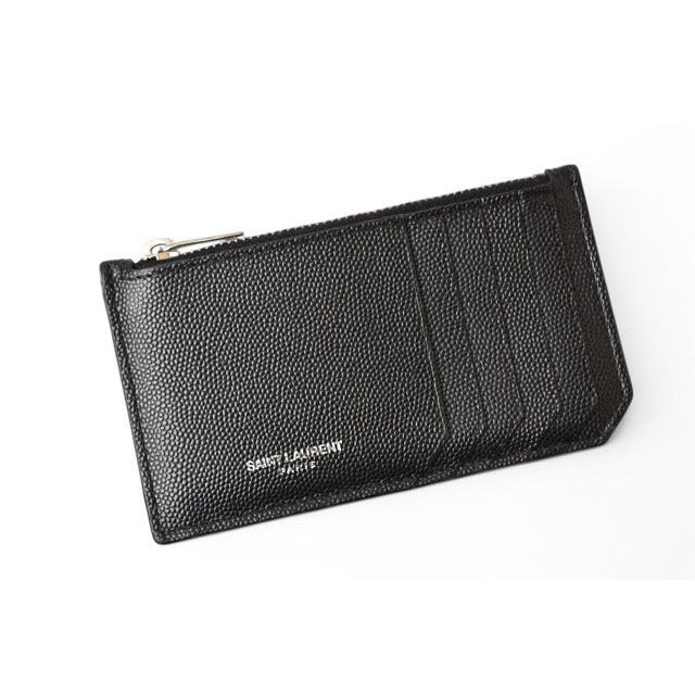 Saint Laurent Paris Coin Case Card YSL Ship Pouch Calf — view 2
