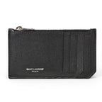 Saint Laurent Paris Coin Case Card YSL Ship Pouch Calf — view 9
