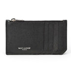 Saint Laurent Paris Coin Case Card YSL Ship Pouch Calf