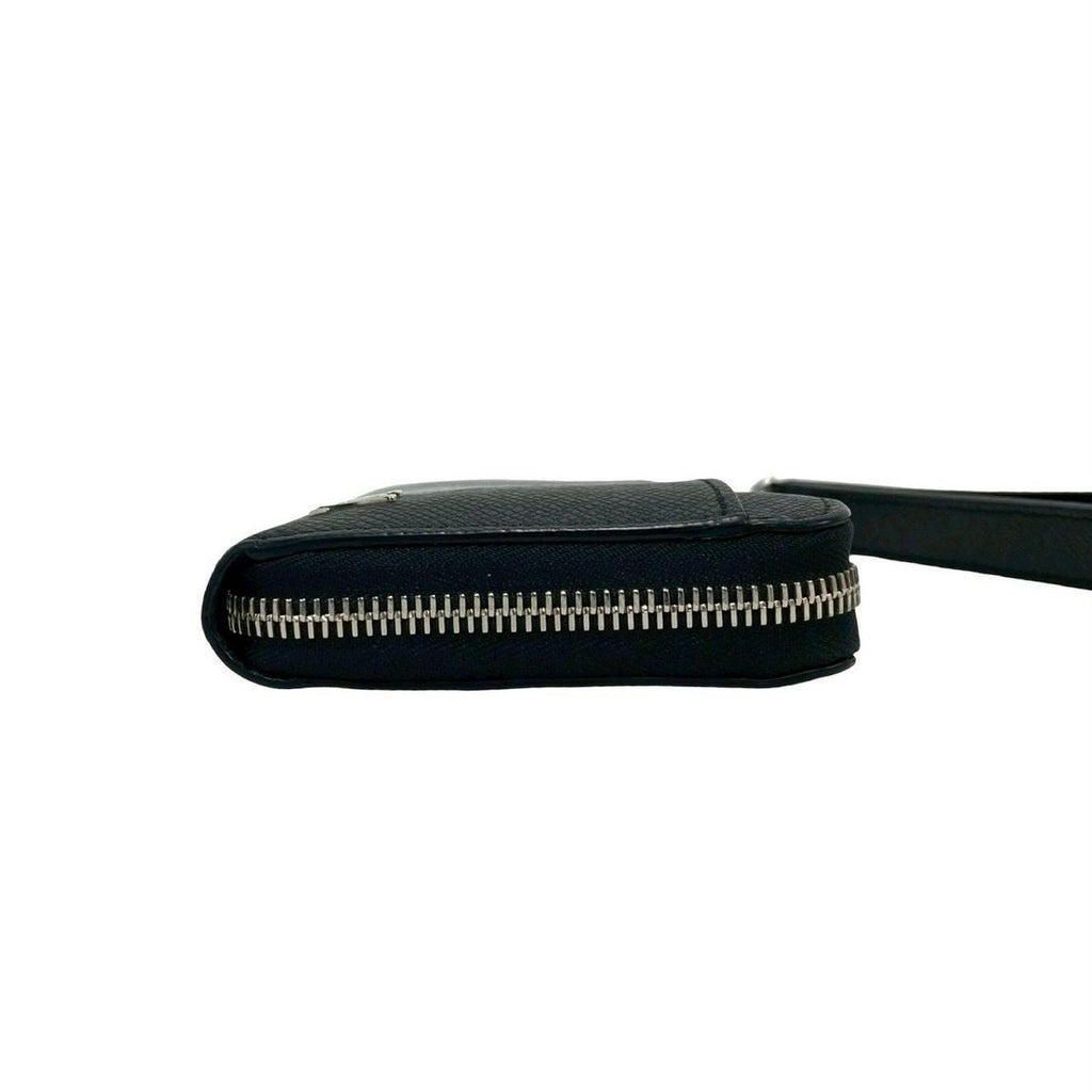 Louis Vuitton Zippy Dragonne Taiga Leather Zipper Wallet Noir Black — view 5