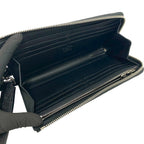 Louis Vuitton Zippy Dragonne Taiga Leather Zipper Wallet Noir Black — view 7
